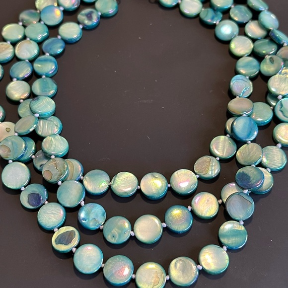 Sea Lily Jewelry Sea Lily 3 Strand Mother Of Pearl Choker Poshmark